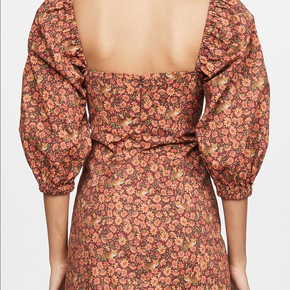 RARE NWOT FARM Rio Leopard Garden Mini Dress - Picture 5 of 11